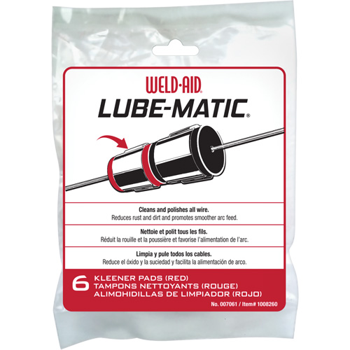 Lube-Matic - Tampons Wire Kleener, Tampons Cam Industrial