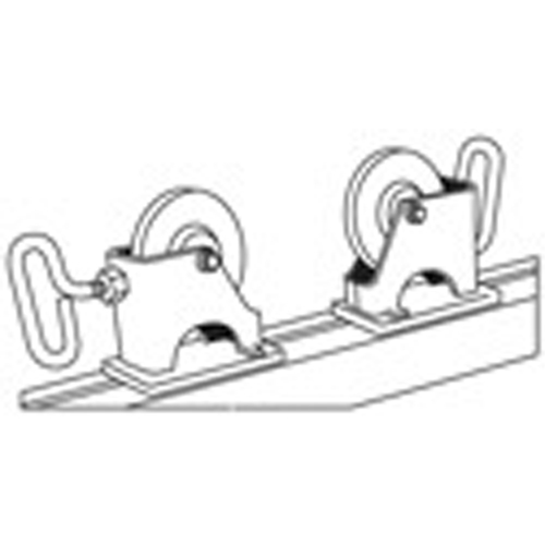 Support Adjust-A-Rolls, Capacit&eacute; de chargement 2000 lb, Capacit&eacute; max. de tuyau 36" Cam Industrial
