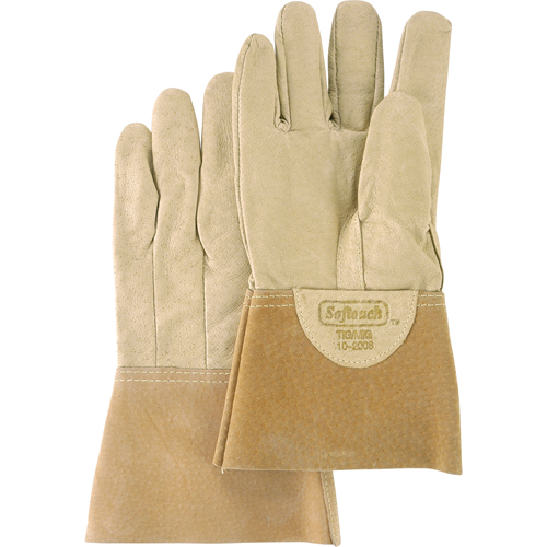 Gants de soudage Softouch, Cuir de porc, Taille Moyen Cam Industrial