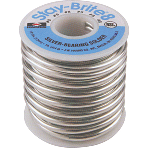 Stay Brite&reg; 8 Solder, Lead-Free, 94% Tin 6% Silver, Solid Core, 0.0625" Dia. Cam Industrial