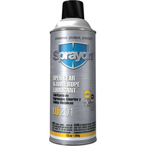 LU201 Open Gear & Wire Rope Lubricant, Aerosol Can Cam Industrial
