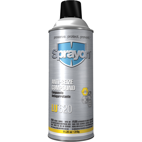 LU620 Anti-Seize Compound, 454 g, Aerosol Can, 2200°F (1204°C) Max. Temp Cam Industrial