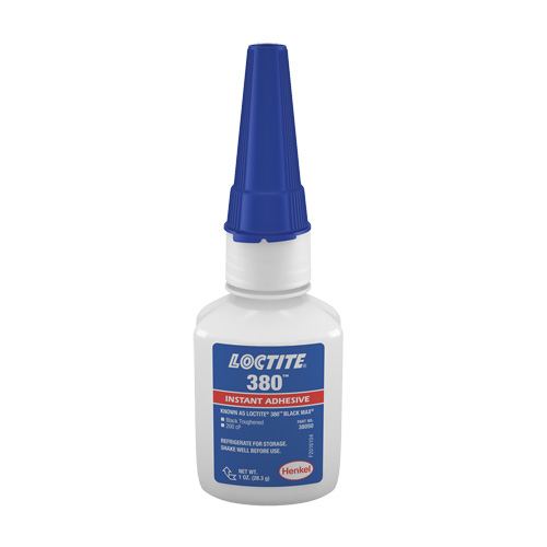 Adh&eacute;sif renforc&eacute; Black Max 380, Noir, Bouteille, 1 oz Cam Industrial