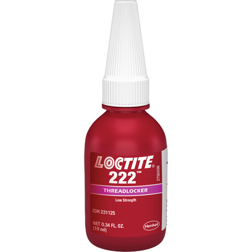 Compos&eacute; de blocage 222 petite vis, Mauve, Basse, 10 ml, Bouteille Cam Industrial