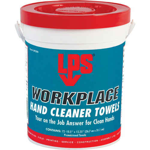 Workplace Hand Cleaner Towels, 72 Wipes, 10-1/2" x 12-1/4" Cam Industrial