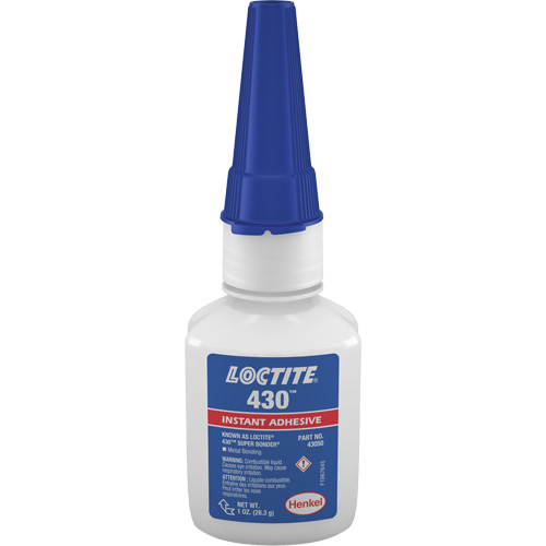 Adh&eacute;sif Super Bonder 422, Transparent, Bouteille, 1 liq. oz. Cam Industrial