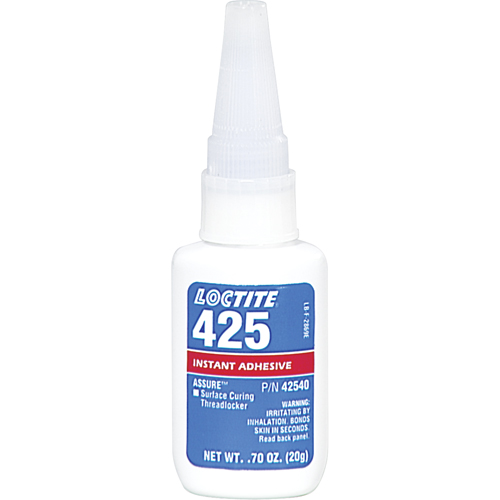 Compos&eacute; de blocage &agrave; s&eacute;chage superficiel Assure 425, Bleu, Moyen, 20 g, Bouteille Cam Industrial