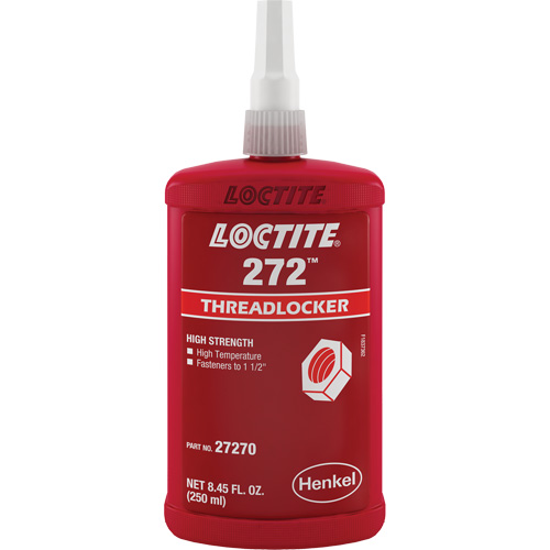 Compos&eacute; de blocage 272 temp&eacute;rature &eacute;lev&eacute;e, Rouge, &eacute;lev&eacute;, 250 ml, Bouteille Cam Industrial