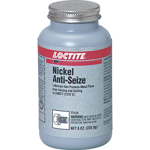 Nickel Grade Anti-Seize, Brush Top Can, 2400°F (1315°C) Max. Temp. Cam Industrial