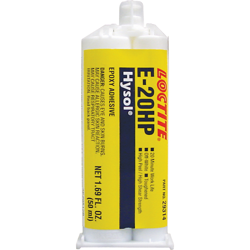 &eacute;poxyde Hysol E-20HP, Deux composants, Cartouche double, 104 g, Blanc cass&eacute; Cam Industrial