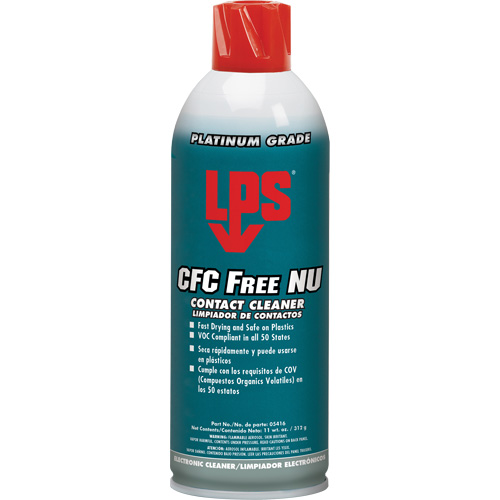 Nettoyant pour contacts NU LVC sans CFC, Canette a&eacute;rosol Cam Industrial