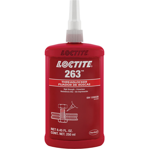 Compos&eacute; de blocage 263 s&eacute;chage rapide, Rouge, &eacute;lev&eacute;, 250 ml, Bouteille Cam Industrial