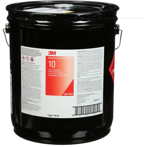 Colle contact Ten Bond, Seau, 5 gal., Jaune Cam Industrial