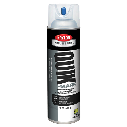 Industrial Quik-Mark Solvent-Based Inverted Marking Paint, 15 oz., Aerosol Can Cam Industrial