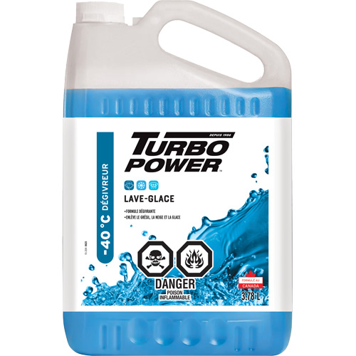Turbo Power&reg; All-Season Windshield Washer Fluid, Jug, 3.78 L Cam Industrial