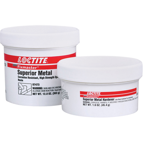 Fixmaster&reg; Superior Metal Adhesive, 647 g, Kit, One-Part, Grey Cam Industrial