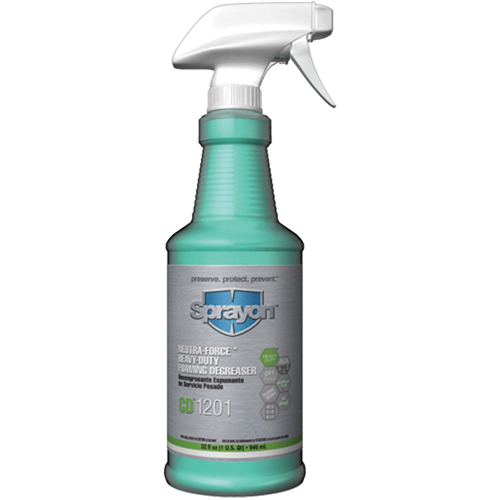 CD1201 Neutra-Force Heavy Duty Degreaser, Trigger Bottle Cam Industrial
