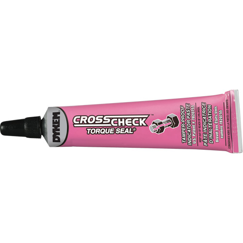 Cross Check Torque Seal&reg; Tamper-Proof Indicator Paste, 1 fl. oz., Tube, Pink Cam Industrial