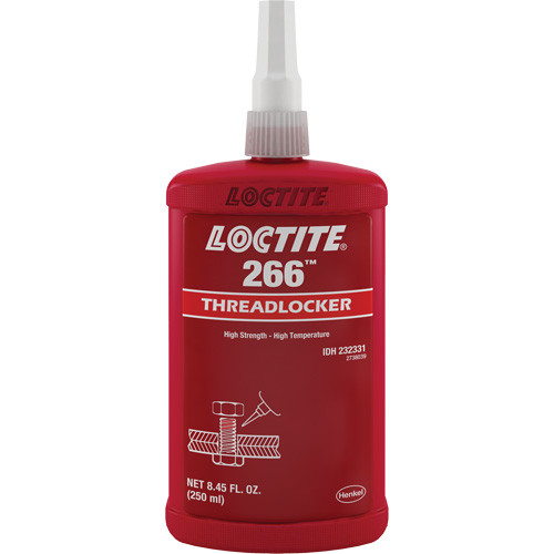 Compos&eacute; de blocage 266, Rouge, &eacute;lev&eacute;, 250 ml, Bouteille Cam Industrial