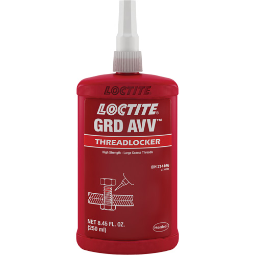 Compos&eacute; de blocage de calibre lettre AVV, Rouge, &eacute;lev&eacute;, 250 ml, Bouteille Cam Industrial