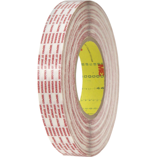 Double-Coated Tape, Polypropylene, 13 mm (1/2") W x 110 m (360') L, 6 mils Thick Cam Industrial