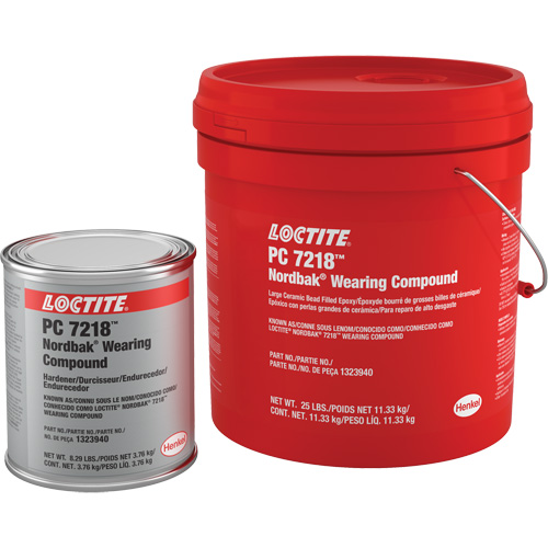 Compos&eacute; anti-usure 7218, 25 lb, Seau, Deux composants, Gris Cam Industrial