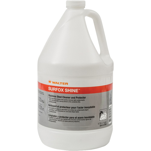 Surfox Shine Stainless Steel Cleaner/Protector, 3.78 L, Gallon Cam Industrial