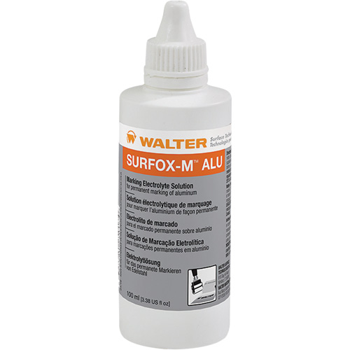 Solution &eacute;lectrolytique de marquage sur l'aluminium Surfox-M Cam Industrial