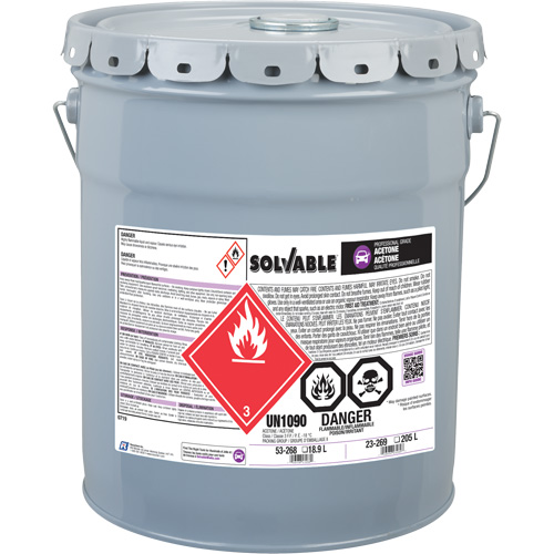 Liquid Acetone, 18.9 L Cam Industrial