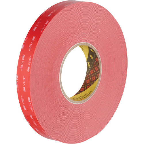 Ruban VHB, 32,9 m (108') lo x 1117,6 mm (44") la, 0,015 mm, Acrylique Cam Industrial
