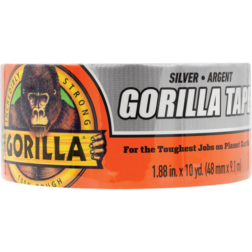 Duct Tape, 17 mils, Silver, 48 mm (2") x 9.14 m (30') Cam Industrial