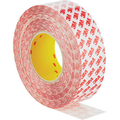 Double-Sided Adhesive Tape, Polyester, 50 mm (1.96") W x 50 m (164') L, 8 mils Thick Cam Industrial
