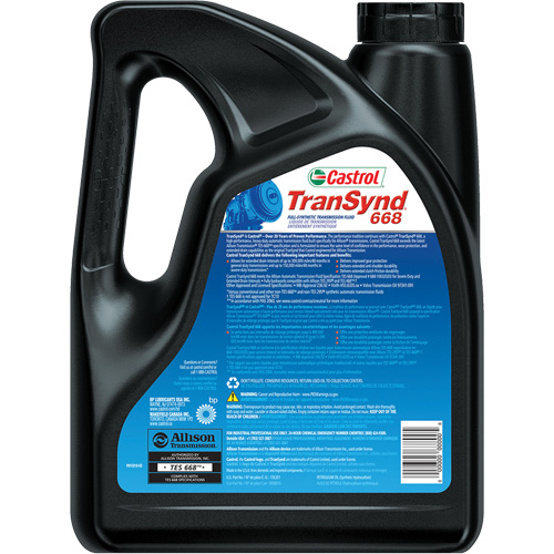 Liquide de transmission automatique enti&egrave;rement synth&eacute;tique TranSynd 668 Cam Industrial