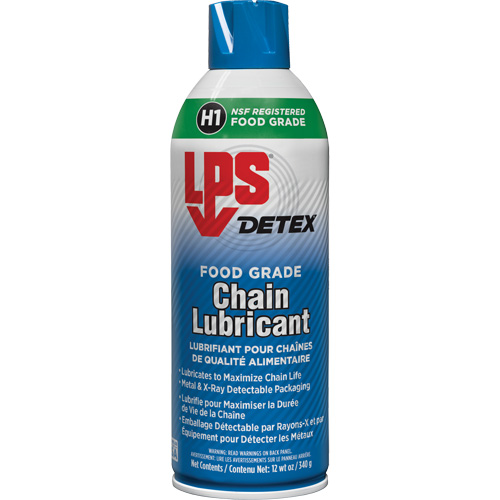 Lubrifiant pour chaîne de qualit&eacute; alimentaire Detex, Canette a&eacute;rosol Cam Industrial