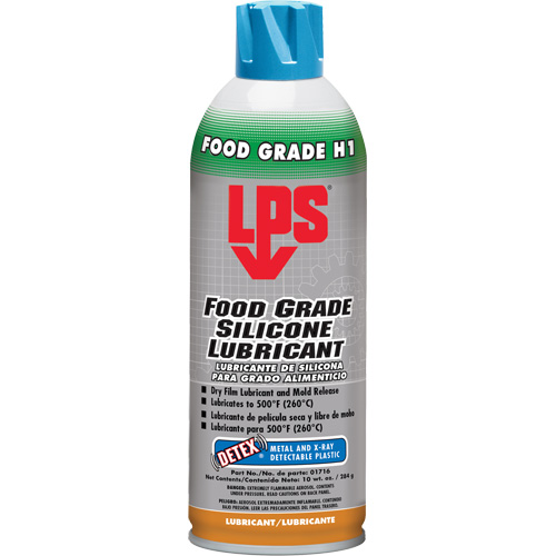 Detex&reg; Food Grade Silicone Lubricant, Aerosol Can Cam Industrial