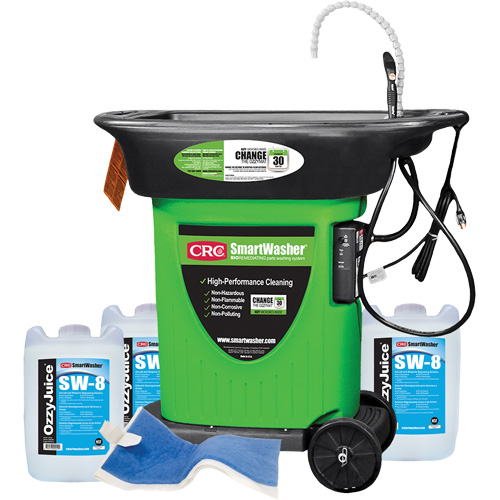 Trousse de bassin de nettoyage de pi&egrave;ces mobile SmartWasher SW-823 Cam Industrial