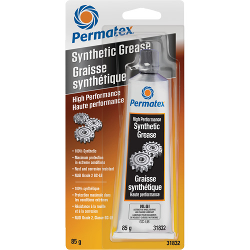 Permatex&reg; Multi-Purpose Synthetic Grease, 85 g, Tube Cam Industrial