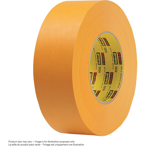 Ruban-cache plat Performance 2525, 72 mm (3") x 55 m (180'), Jaune Cam Industrial