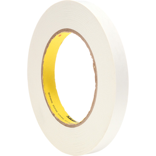 Ruban imprimable platScotch 256, 12 mm (1/2") x 55 m (180'), Blanc Cam Industrial