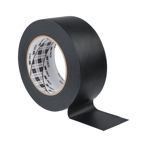 Rubans adh&eacute;sifs en vinyle 3903, 1245 mm (49") la x 46 m (151') lo, 6,5 mils, Noir Cam Industrial