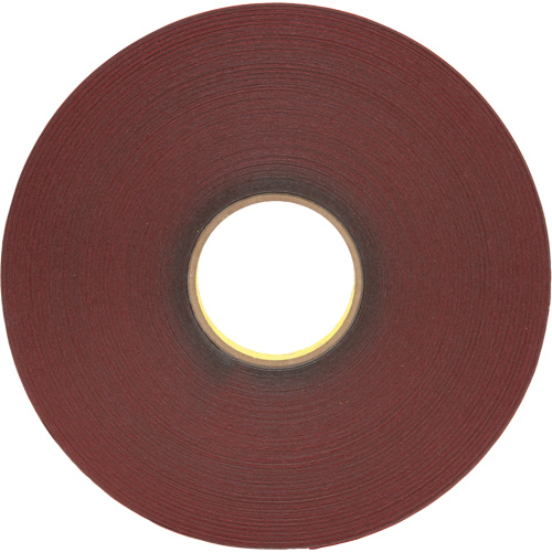 Ruban 4646 VHB, 33 m (108') lo x 12,7 mm (1/2") la, 25 mils, Acrylique Cam Industrial