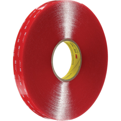 VHB Tape, 33 m (108') L x 12 mm (1/2") W, 40 mils, Acrylic Cam Industrial