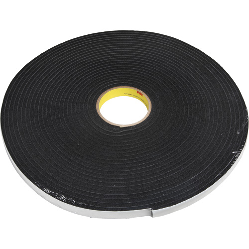 Double-Coated Foam Tape, 33 m (108') L x 12.7 mm (1/2") W, 62 mils, Polyethylene Cam Industrial