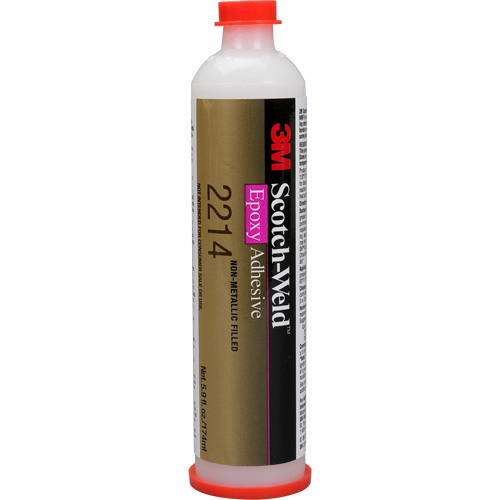 Adh&eacute;sif Scotch-Weld, 6 oz liq., Cartouche, Un composant, Blanc cass&eacute; Cam Industrial
