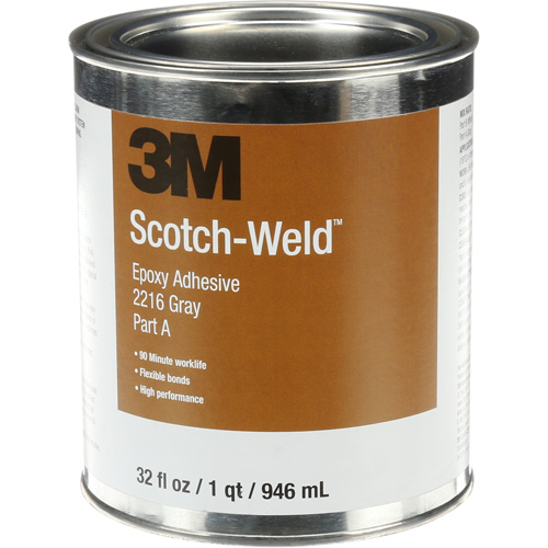 Adh&eacute;sif Scotch-Weld, 32 oz liq., Trousse, Deux composants, Gris Cam Industrial