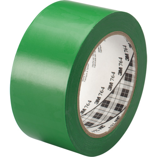 764 General-Purpose Vinyl Tape, 25.4 mm (1") W x 32.9 m (108') L, 5 mils, Green Cam Industrial