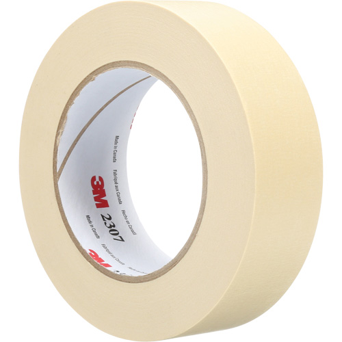 2307 Masking Tape, 36 mm (1-1/2") x 55 m (180'), Tan Cam Industrial