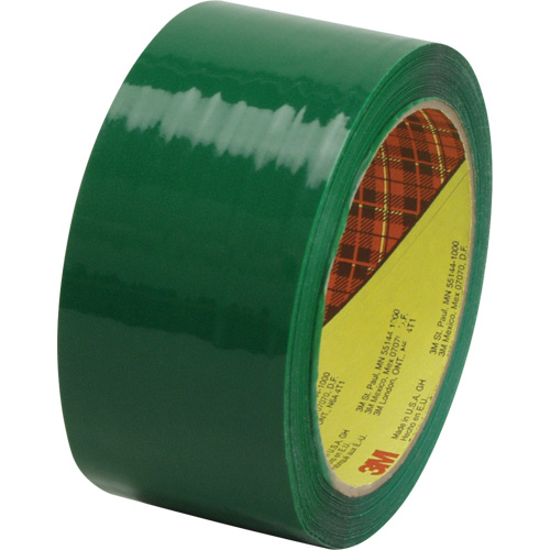 Scotch&reg; Box Sealing Tape 371, Hot Melt Adhesive, 1.9 mils, 48 mm (2") x 100 m (328') Cam Industrial