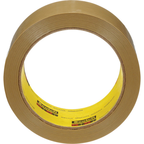 Scotch&reg; Box Sealing Tape 373, Hot Melt Adhesive, 2.5 mils, 48 mm (2") x 50 m (164') Cam Industrial