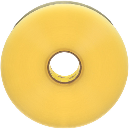 Scotch&reg; Box Sealing Tape 375, Hot Melt Adhesive, 3.1 mils, 72 mm (3") x 914 m (2998') Cam Industrial